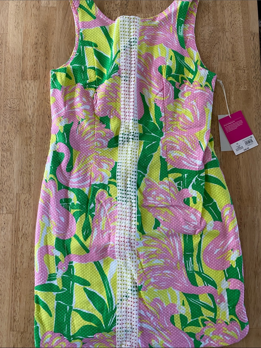 Lilly Pulitzer for Target Pink, Yellow & Green Floral Sleeveless Dress